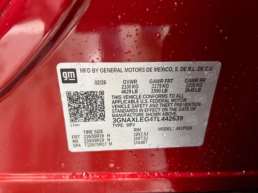 2026 Chevrolet Equinox RS