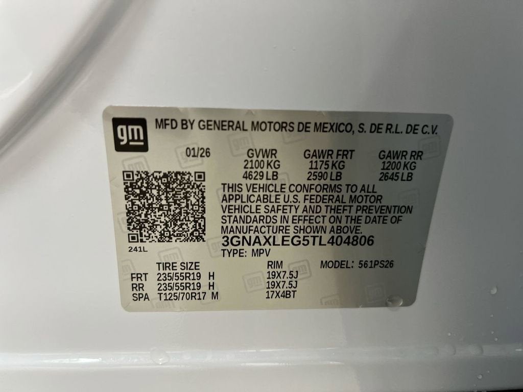 2026 Chevrolet Equinox RS