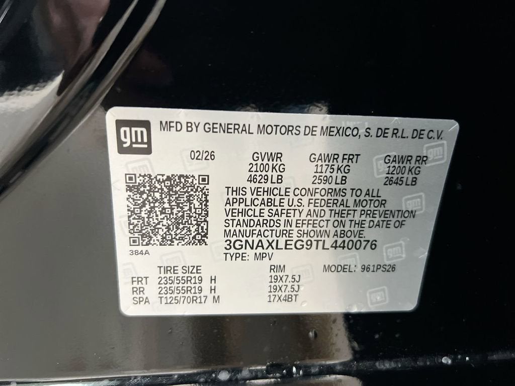 2026 Chevrolet Equinox RS