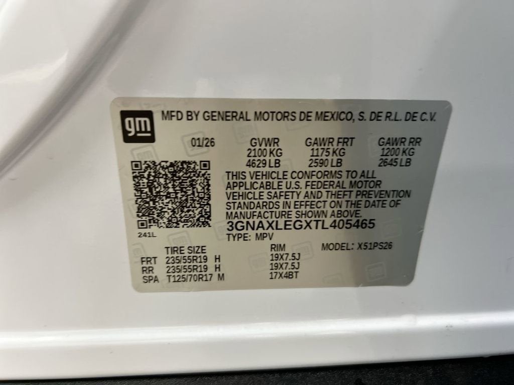 2026 Chevrolet Equinox RS