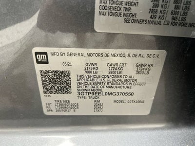 2021 GMC Sierra 1500 AT4