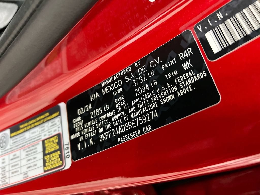 2024 Kia Forte LXS