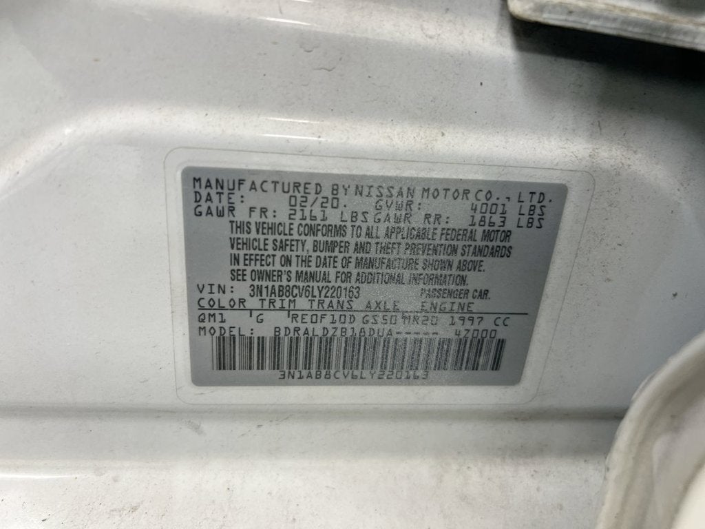 2020 Nissan Sentra SV
