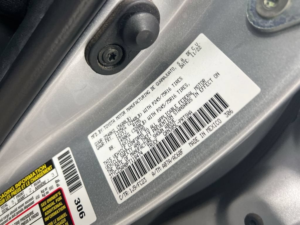 2023 Toyota Tacoma 4WD SR
