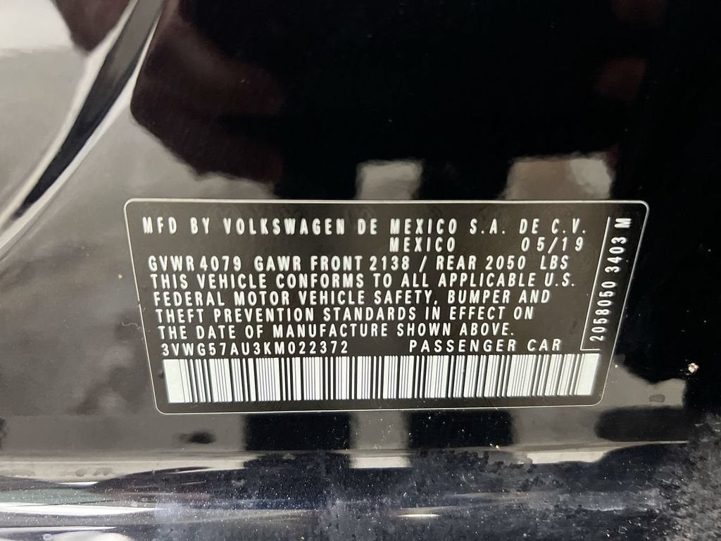 2019 Volkswagen Golf S