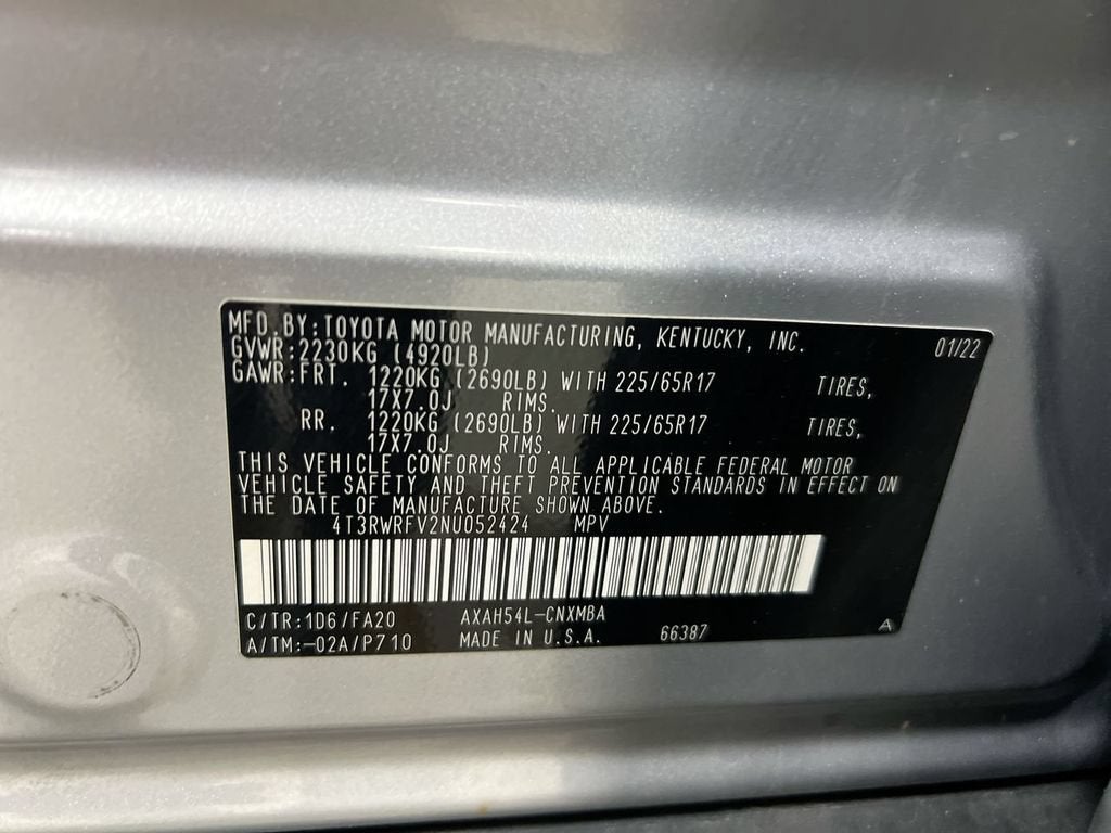 2022 Toyota RAV4 Hybrid XLE