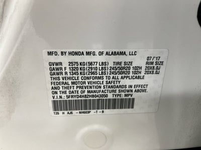 2017 Acura MDX w/Advance Pkg
