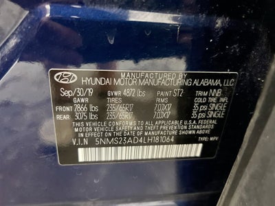 2020 Hyundai Santa Fe SE