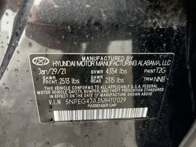 2021 Hyundai Sonata SE