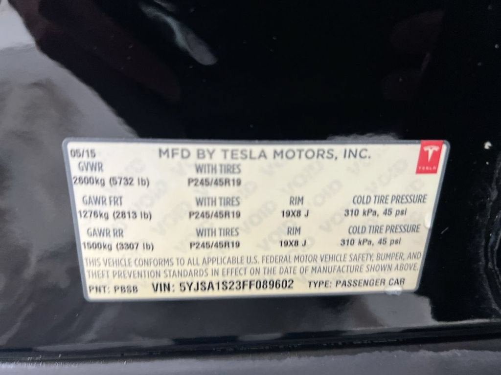 2015 Tesla Model S 85D