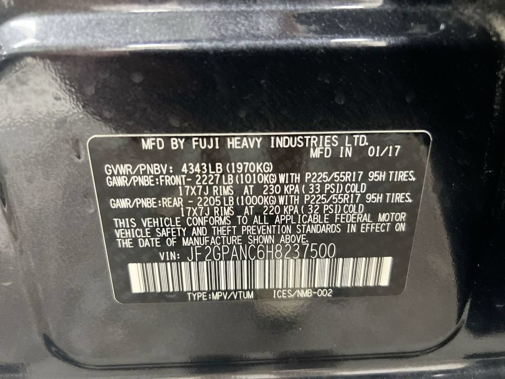 2017 Subaru Crosstrek Limited