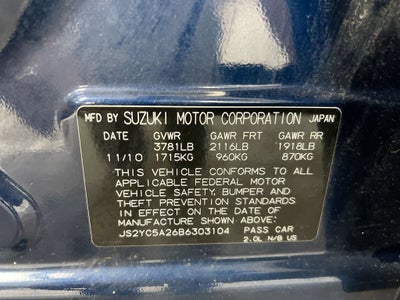 2011 Suzuki SX4 LE