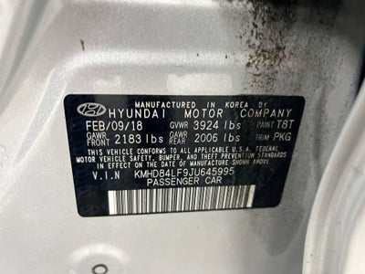 2018 Hyundai Elantra SEL