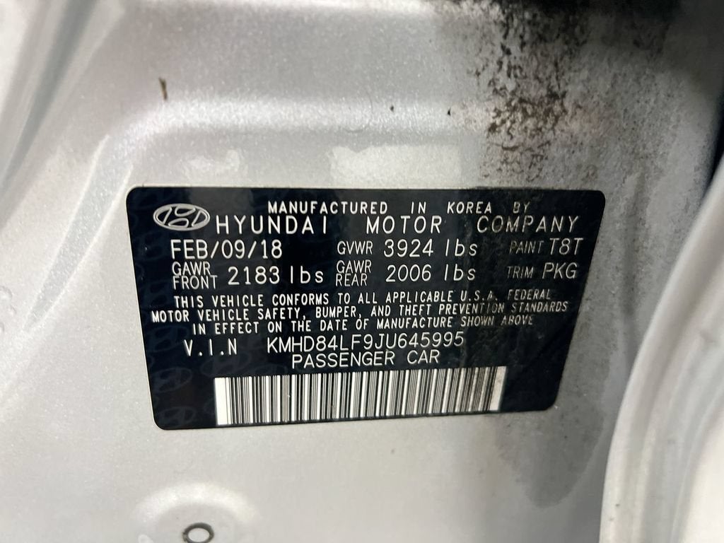 2018 Hyundai Elantra SEL