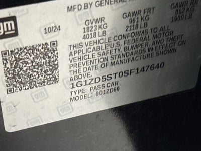 2025 Chevrolet Malibu LT 1LT