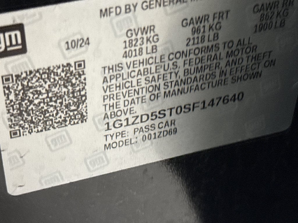 2025 Chevrolet Malibu LT 1LT