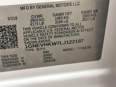 2020 Chevrolet Traverse 3LT