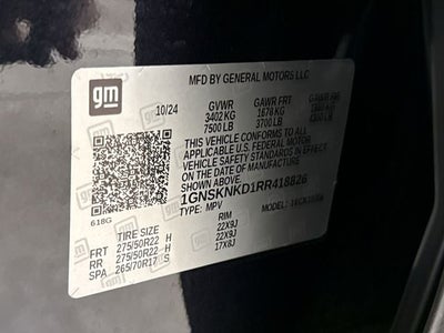 2024 Chevrolet Tahoe LT