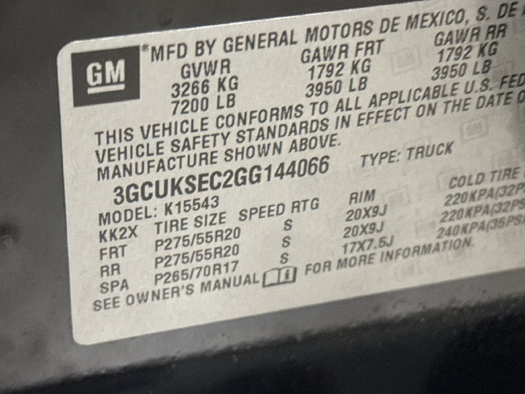 2016 Chevrolet Silverado 1500 LTZ 1LZ