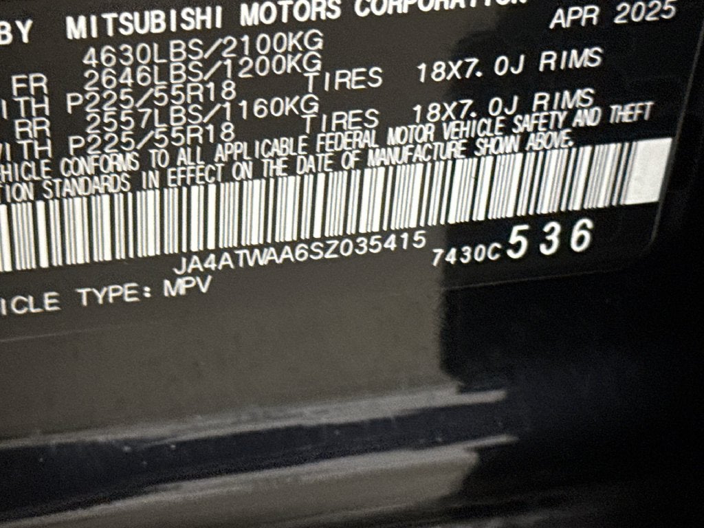 2025 Mitsubishi Eclipse Cross Black Edition