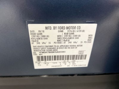 2019 Ford Explorer Base