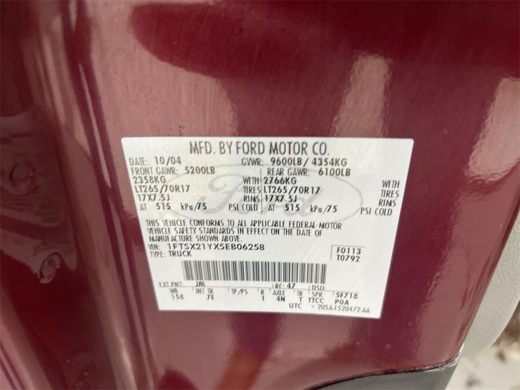 2005 Ford F-250SD Lariat