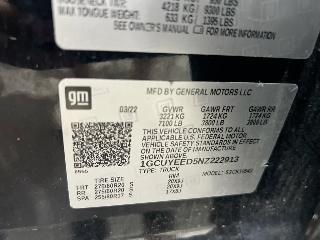 2022 Chevrolet Silverado 1500 LTD RST