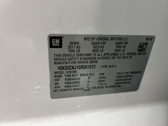 2016 GMC Yukon Denali