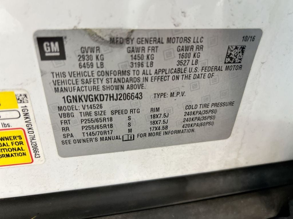 2017 Chevrolet Traverse LT