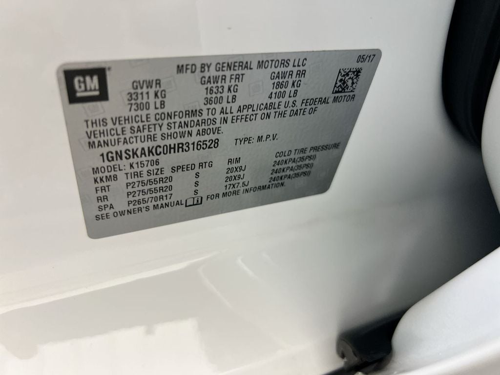 2017 Chevrolet Tahoe LS