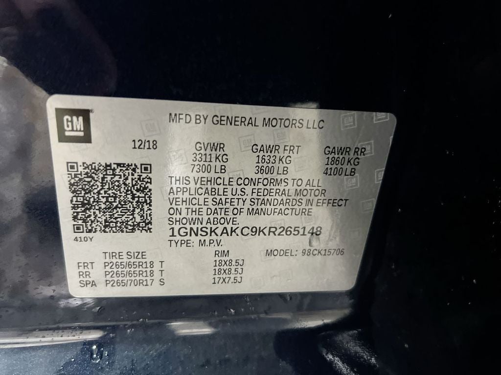 2019 Chevrolet Tahoe LS