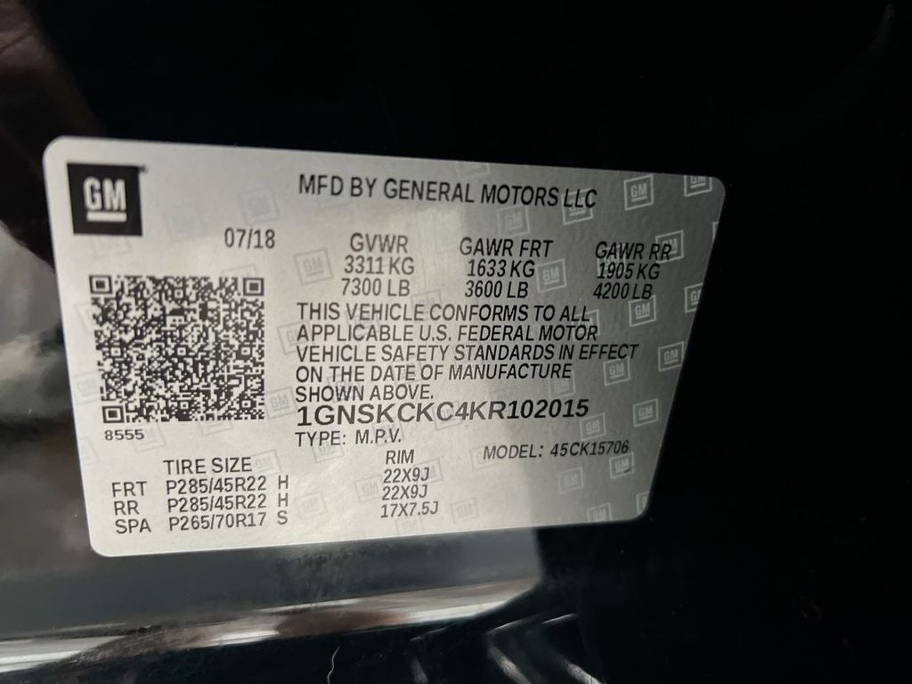 2019 Chevrolet Tahoe Premier