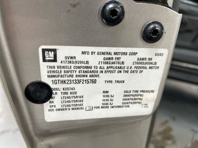 2003 GMC Sierra 2500HD SLT