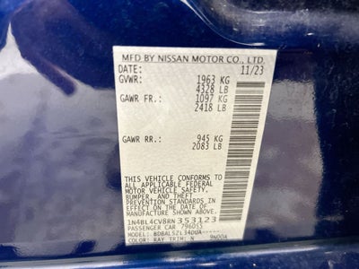 2024 Nissan Altima 2.5 SR