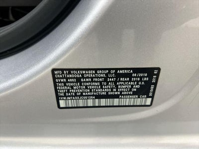 2018 Volkswagen Passat 3.6L V6 GT