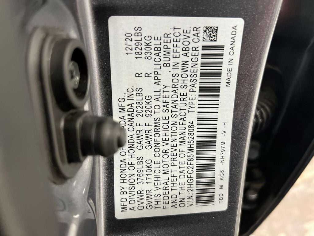 2021 Honda Civic Sport