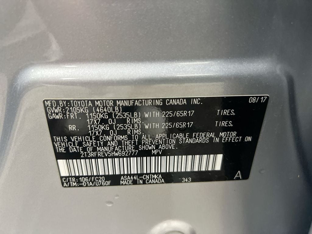 2017 Toyota RAV4 XLE