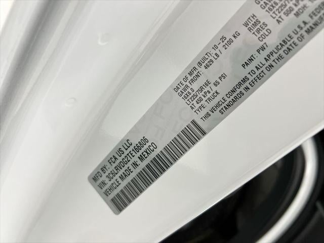 2026 RAM ProMaster 2500 High Roof