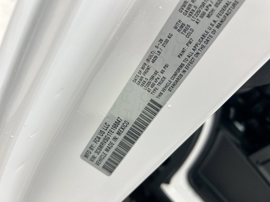 2026 RAM ProMaster 3500 Super High Roof