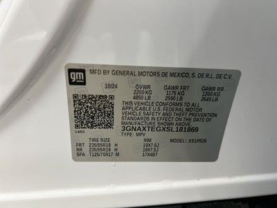 2025 Chevrolet Equinox RS