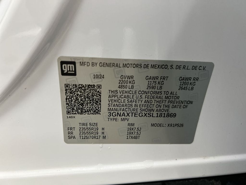 2025 Chevrolet Equinox RS