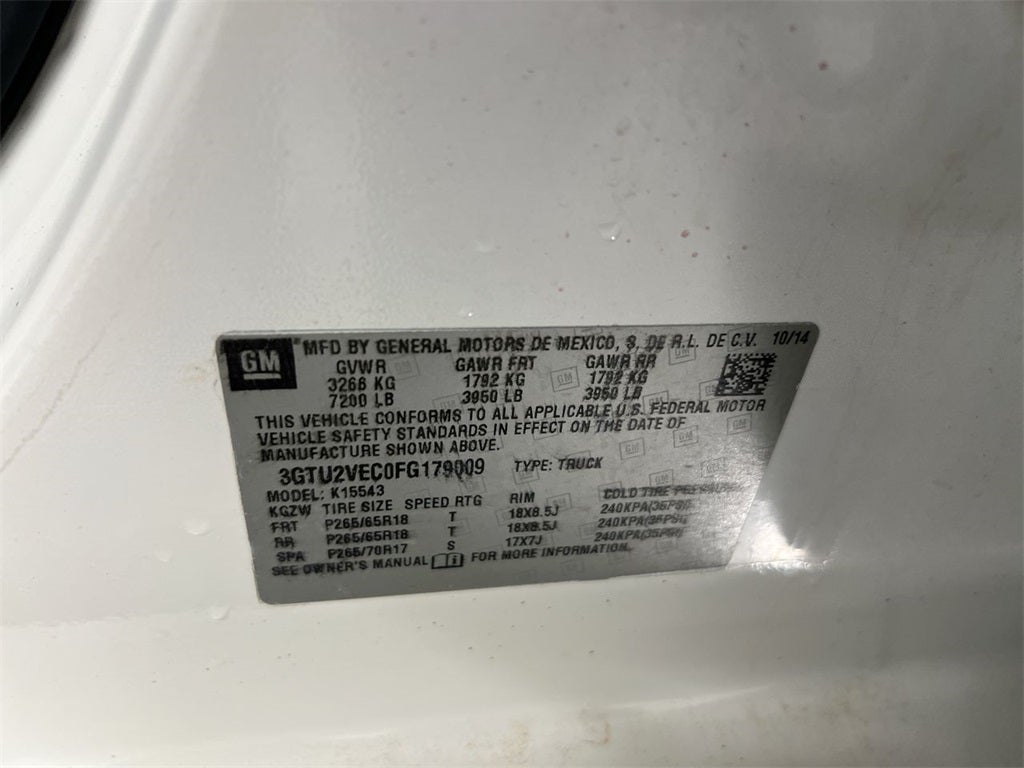 2015 GMC Sierra 1500 SLT