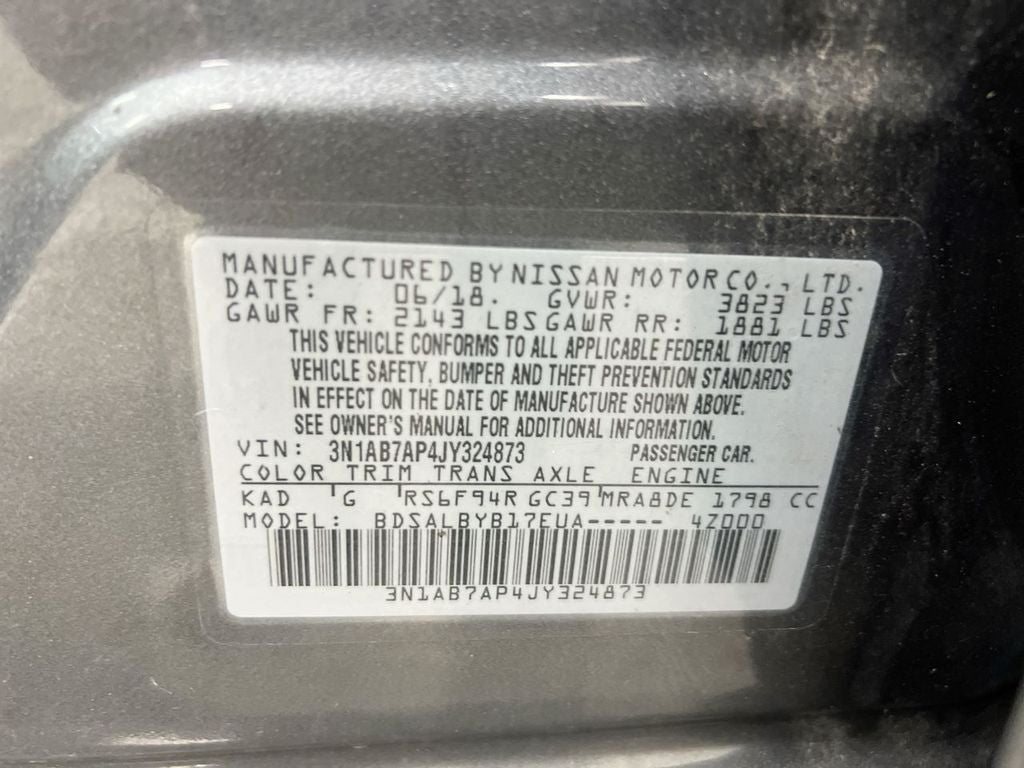2018 Nissan Sentra S