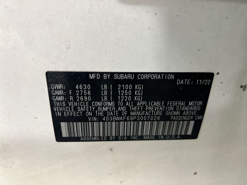 2023 Subaru Legacy Premium