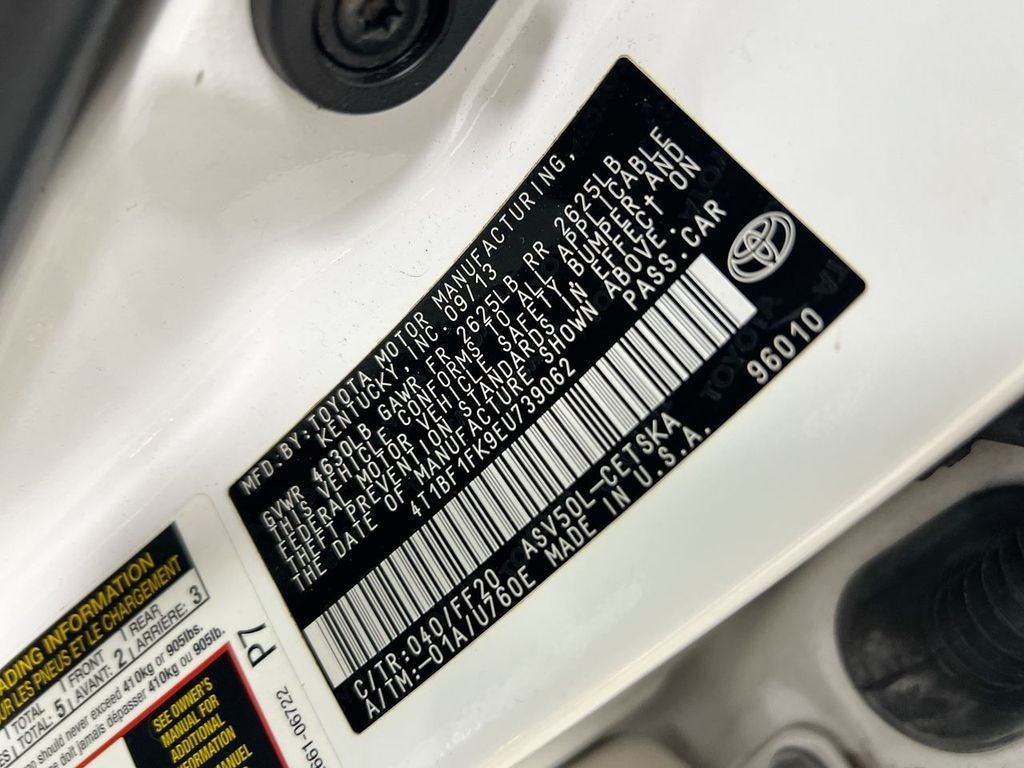 2014 Toyota Camry SE