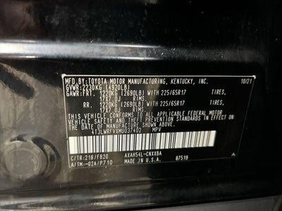 2021 Toyota RAV4 Hybrid LE