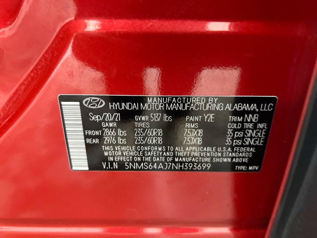 2022 Hyundai Santa Fe SEL