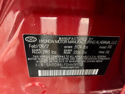 2017 Hyundai Elantra SE