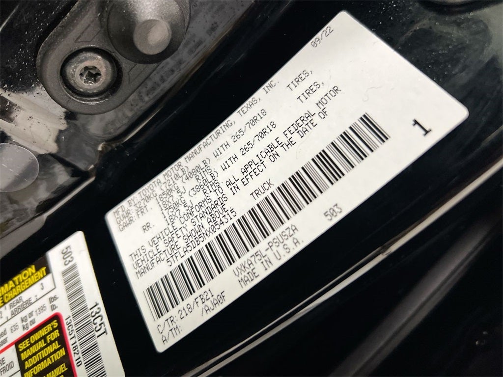 2022 Toyota Tundra SR5