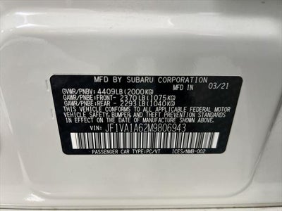 2021 Subaru WRX Base